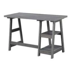 Designs2Go Trestle Desk With Shelves - Breighton Home -Homcom Store GUEST 9cad49bd 83b7 4f83 bd99 ae6bd6f52dd4