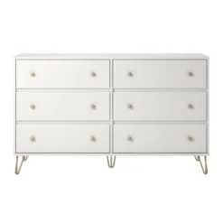 6 Drawer Finley Dresser White - Novogratz 14 6 Drawer Finley Dresser White - Novogratz -Homcom Store GUEST 9e57c0f3 3521 4f05 9457 c7fc50e67ad2