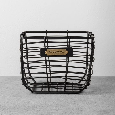 Wire Storage Basket Black - Hearth & Hand With Magnolia 4 Wire Storage Basket Black - Hearth & Hand With Magnolia - Image 4