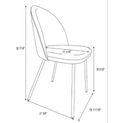 2pk Nils Metal Base Dining Chairs Gray Woven Fabric - Project 62™ 11 2pk Nils Metal Base Dining Chairs Gray Woven Fabric - Project 62™ -Homcom Store GUEST a204fcb5 801d 44cb b422 3e7fc314e3ea