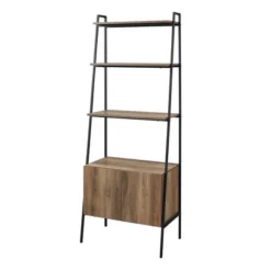 72" Open Shelf And Closed Storage Cabinet Ladder Bookcase - Saracina Home 20 72" Open Shelf And Closed Storage Cabinet Ladder Bookcase - Saracina Home -Homcom Store GUEST a549211b d335 42ba adc5 7d826ec271f5