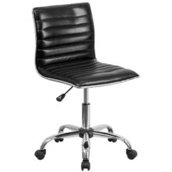 Emma And Oliver Low Back Designer Armless Ribbed Swivel Task Office Chair 35 Emma And Oliver Low Back Designer Armless Ribbed Swivel Task Office Chair -Homcom Store GUEST a5fdbc2a a8ee 465c 8b7c a1b4987714d6