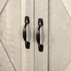 Modern Transitional Sliding Barndoor TV Stand For TVs Up To 65"- Saracina Home -Homcom Store GUEST a677bb24 74b5 46d0 9845 fe198cd434ed