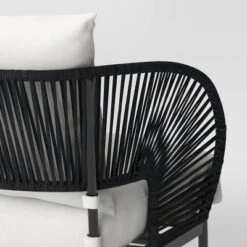 Mackworth Rope Patio Loveseat - Black - Threshold™ -Homcom Store GUEST a7de083f d665 45f7 aed3 b0b74334c8d3