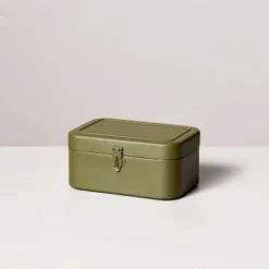 Decorative Metal Storage Box Green - Hearth & Hand™ With Magnolia -Homcom Store GUEST a8afceba 0ae7 4309 ba71 a0e1832484a9