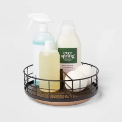 Divided Turntable Black Wire With Natural Wood - Brightroom™ 5 Divided Turntable Black Wire With Natural Wood - Brightroom™ -Homcom Store GUEST aa83c3b1 19ba 41dd ba5d e1b86512a437