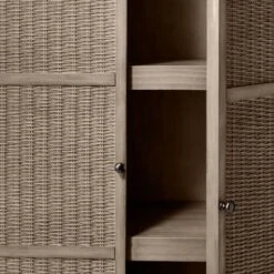 Brandeis Woven Cabinet Brown - Threshold™ Designed With Studio McGee -Homcom Store GUEST ab3e6001 2a20 47f1 b154 408774d065e9