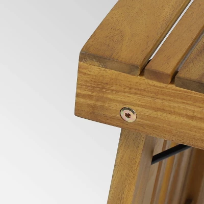 Ariana 3pc Acacia Wood Chaise Lounge Set - Teak/Cream - Christopher Knight Home 3 Ariana 3pc Acacia Wood Chaise Lounge Set - Teak/Cream - Christopher Knight Home - Image 3