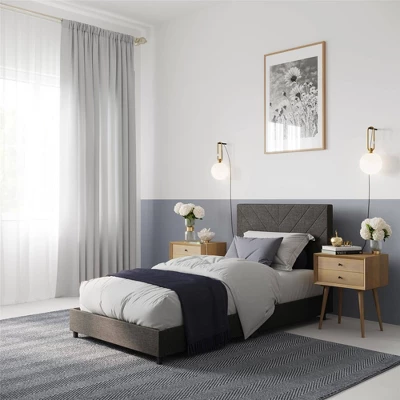 Yanis Upholstered Bed With USB - Room & Joy 3 Yanis Upholstered Bed With USB - Room & Joy - Image 3