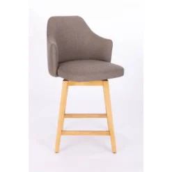 Kinston Swivel Curved Back Upholstered Counter Height Barstool - Threshold™ 17 Kinston Swivel Curved Back Upholstered Counter Height Barstool - Threshold™ -Homcom Store GUEST ac591056 690f 4419 9a77 7e7acc88ba5d