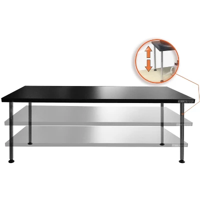 Titan Monitor Stand – 31.25” Height Adjustable Monitor Riser And Desk Shelf– Black – Stand Steady 5 Titan Monitor Stand – 31.25” Height Adjustable Monitor Riser And Desk Shelf– Black – Stand Steady - Image 5