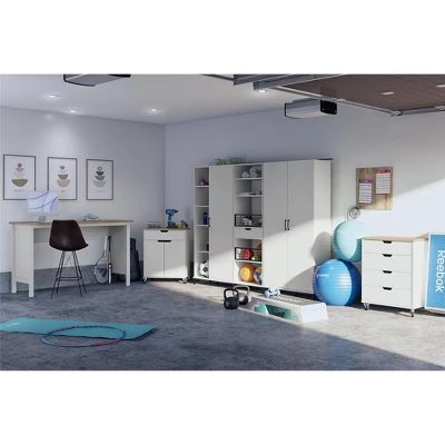 36" Vario 2 Door Wide Storage Cabinet White - Room & Joy 11 36" Vario 2 Door Wide Storage Cabinet White - Room & Joy - Image 11