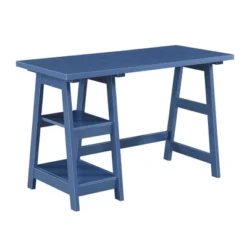 Designs2Go Trestle Desk With Shelves - Breighton Home -Homcom Store GUEST ae99fa3d b1bb 4f8b adb7 cdefd1a7b494