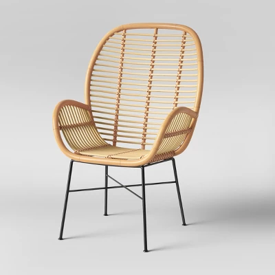 Lily Rattan Armchair With Metal Legs - Assembly Required - Opalhouse™ 1 Lily Rattan Armchair With Metal Legs - Assembly Required - Opalhouse™