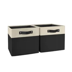 2pc Kids' 10.5" Two-Toned Folding Storage Bin Set - RiverRidge Home -Homcom Store GUEST b0cd9c0c 2716 47bb 9142 06532c147172