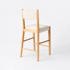 2pk Yalecrest Upholstered Seat And Back With Wood Frame Counter Height Barstools Cream/Natural - Threshold™ Designed With Studio McGee 8 2pk Yalecrest Upholstered Seat And Back With Wood Frame Counter Height Barstools Cream/Natural - Threshold™ Designed With Studio McGee -Homcom Store GUEST b0d26e7a 0445 46ba 94e6 8e3a6b4d65da