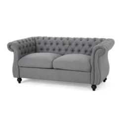 Somerville Traditional Chesterfield Loveseat - Christopher Knight Home 17 Somerville Traditional Chesterfield Loveseat - Christopher Knight Home -Homcom Store GUEST b2b21039 7c61 4a02 b57b 1a337cc33b73