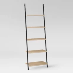 72" Loring 5 Shelf Leaning Bookshelf - Threshold™ 15 72" Loring 5 Shelf Leaning Bookshelf - Threshold™ -Homcom Store GUEST b2f506da fcdc 4735 b10b d49aa58dbbd8