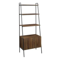 72" Open Shelf And Closed Storage Cabinet Ladder Bookcase - Saracina Home 21 72" Open Shelf And Closed Storage Cabinet Ladder Bookcase - Saracina Home -Homcom Store GUEST b4c9708c 2fe3 4654 9c06 b27773a6d3bc
