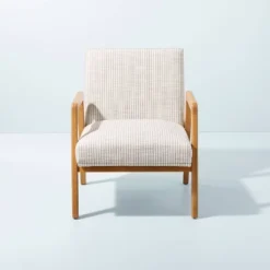 Upholstered Wood Framed Accent Arm Chair - Hearth & Hand™ With Magnolia -Homcom Store GUEST b5a972b4 002f 4814 8919 c0ae4525069d