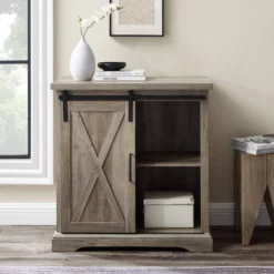 Tertia Industrial Accent Cabinet With Sliding X Barn Door - Saracina Home 16 Tertia Industrial Accent Cabinet With Sliding X Barn Door - Saracina Home -Homcom Store GUEST b7d39999 32d5 4c0e 8ba6 0546c6b2fcec