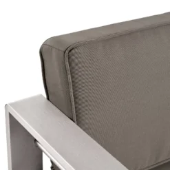 Cape Coral 5pc Aluminum And MGO Seating Set With Fire Table Khaki/Light Gray - Christopher Knight Home 25 Cape Coral 5pc Aluminum And MGO Seating Set With Fire Table Khaki/Light Gray - Christopher Knight Home -Homcom Store GUEST b832f58a af91 41b0 b138 f727a629a595