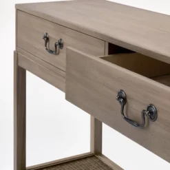 Brandeis Woven Console Table Brown - Threshold™ Designed With Studio McGee -Homcom Store GUEST b85f0ef4 7731 4038 aec9 bac43e1890ea