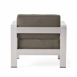 Cape Coral 5pc Aluminum And MGO Seating Set With Fire Table Khaki/Light Gray - Christopher Knight Home 23 Cape Coral 5pc Aluminum And MGO Seating Set With Fire Table Khaki/Light Gray - Christopher Knight Home -Homcom Store GUEST b908a776 4abb 4bd1 89db 5105e80f5498