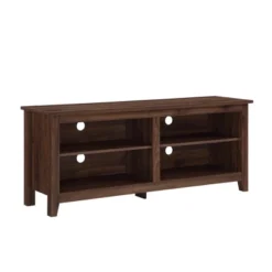 Transitional 4 Cubby Wood Open Storage TV Stand For TVs Up To 65"- Saracina Home 28 Transitional 4 Cubby Wood Open Storage TV Stand For TVs Up To 65"- Saracina Home -Homcom Store GUEST b9ce9b3d c9e3 4cd0 ada4 ca03526caed5