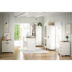 36" Vario 2 Door Wide Storage Cabinet White - Room & Joy 13 36" Vario 2 Door Wide Storage Cabinet White - Room & Joy -Homcom Store GUEST ba09a549 5d33 48f0 a8fc 0a2dd08fb8d3