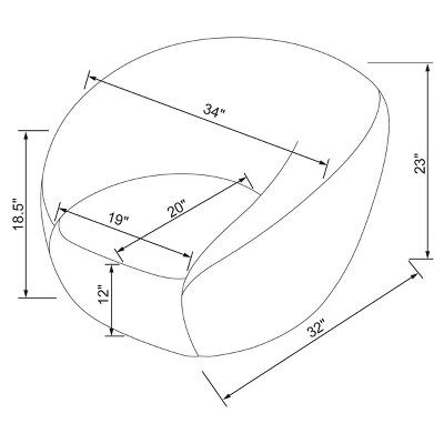 Swivel Accent Chair - Room Essentials™ 5 Swivel Accent Chair - Room Essentials™ - Image 5