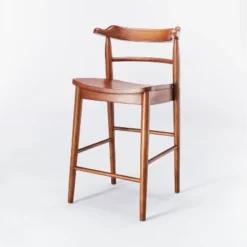 Kaysville Curved Back Wood Counter Height Barstool - Threshold™ Designed With Studio McGee 18 Kaysville Curved Back Wood Counter Height Barstool - Threshold™ Designed With Studio McGee -Homcom Store GUEST baa82fbe ac12 4c2a 9ae3 99bba3e5e2ba
