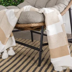 2pk Papasan Scoop Outdoor Patio Chair - Natural - Saracina Home 18 2pk Papasan Scoop Outdoor Patio Chair - Natural - Saracina Home -Homcom Store GUEST bb221ed9 5031 4822 a693 d68bf274dce0