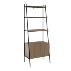 72" Open Shelf And Closed Storage Cabinet Ladder Bookcase - Saracina Home 19 72" Open Shelf And Closed Storage Cabinet Ladder Bookcase - Saracina Home -Homcom Store GUEST bb53bc77 9ac3 477a ab20 0e515d00902d