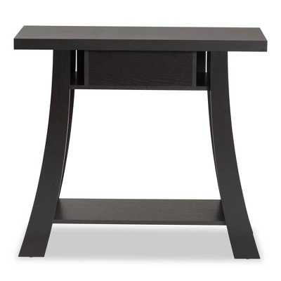 Herman Wood 1 Drawer Console Table - Baxton Studio 4 Herman Wood 1 Drawer Console Table - Baxton Studio - Image 4