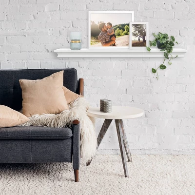 Traditional Wall Shelf White - Threshold™ 2 Traditional Wall Shelf White - Threshold™ - Image 2