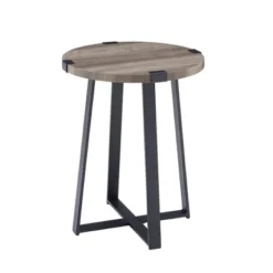Wrightson Urban Industrial Faux Wrap Leg Round Side Table - Saracina Home 24 Wrightson Urban Industrial Faux Wrap Leg Round Side Table - Saracina Home -Homcom Store GUEST c0dad188 2808 4653 a67c 8188c7921417