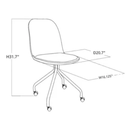Rolling Kids' Desk Chair - Pillowfort™ 19 Rolling Kids' Desk Chair - Pillowfort™ -Homcom Store GUEST c506529f 509a 4830 adac 351a76fbb9d6