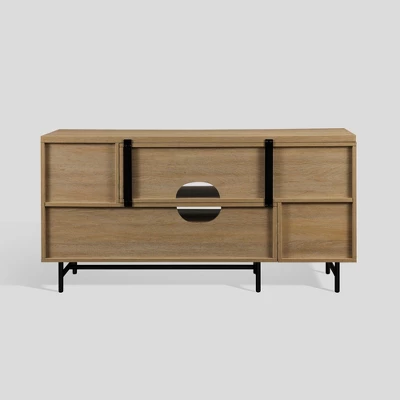 Modern Reeded Door Extendable TV Stand For TVs Up To 50" - Saracina Home 5 Modern Reeded Door Extendable TV Stand For TVs Up To 50" - Saracina Home - Image 5