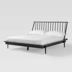 Boho Solid Wood Spindle Platform Bed - Saracina Home 33 Boho Solid Wood Spindle Platform Bed - Saracina Home -Homcom Store GUEST c5d323a8 8164 4401 a7cd 52309bceefac