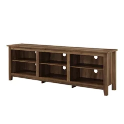 Transitional 6 Cubby Wood Open Storage Wood TV Stand For TVs Up To 80"- Saracina Home -Homcom Store GUEST c721382d 63e9 44f2 b465 86684712d38c