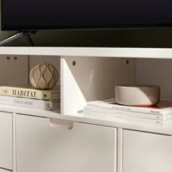 Cara Mid-Century Modern 3 Drawer Corner TV Stand For TVs Up To 58" - Saracina Home 31 Cara Mid-Century Modern 3 Drawer Corner TV Stand For TVs Up To 58" - Saracina Home -Homcom Store GUEST c84185b3 2218 44f2 8f9f 46919812d8aa