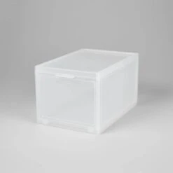 Small Stackable Bins Front Opening Clear Plastic - Brightroom™ 8 Small Stackable Bins Front Opening Clear Plastic - Brightroom™ -Homcom Store GUEST d14984ec d883 4043 91a2 cad190d9ba3c