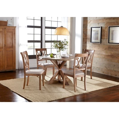 5pc Roma Dining Set Driftwood - Buylateral 1 5pc Roma Dining Set Driftwood - Buylateral
