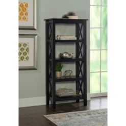 Davis Bookcase - Linon 16 Davis Bookcase - Linon -Homcom Store GUEST d41d1bb8 8ec3 4627 9104 f06936b55e7f