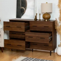 Higgins Modern Horizontal 6 Drawer Dresser - Saracina Home 28 Higgins Modern Horizontal 6 Drawer Dresser - Saracina Home -Homcom Store GUEST d4a007e9 9d47 4c0b b108 e3f2f1382d5a