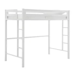 Twin Premium Deluxe Metal Loft Bed - Saracina Home 11 Twin Premium Deluxe Metal Loft Bed - Saracina Home -Homcom Store GUEST d5e2f50f 001e 4e3d bb59 b10ee05e384c