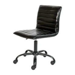 Emma And Oliver Low Back Designer Armless Ribbed Swivel Task Office Chair 33 Emma And Oliver Low Back Designer Armless Ribbed Swivel Task Office Chair -Homcom Store GUEST d6cdbbf8 c011 4365 98a9 c575005da00d