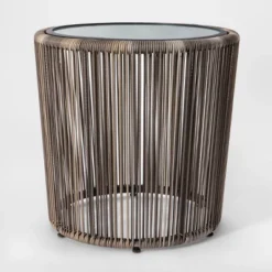 Latigo 3pc Rattan Patio Chat Set, Outdoor Furniture Set - Gray/Brown - Opalhouse™ -Homcom Store GUEST d8cebc9c de65 46b7 835c a1ae4a0dd376