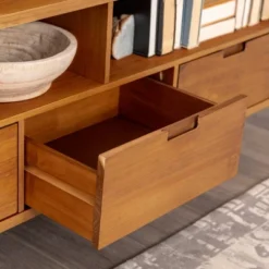 Cara Mid-Century Modern 3 Drawer TV Stand For TVs Up To 65" - Saracina Home -Homcom Store GUEST d8dec204 dc01 4192 bb09 5a087b69a706